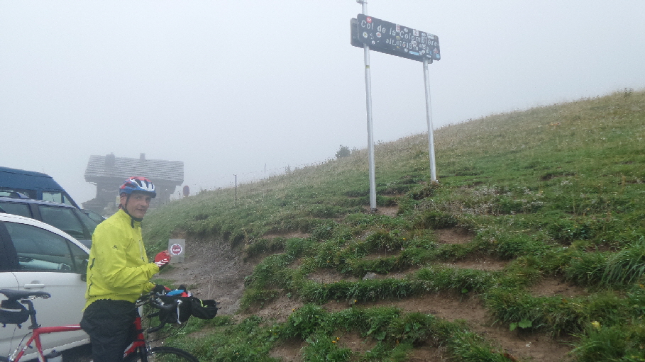 Schon am zweiten Pass, Col de la Colombiere auf 1618 m