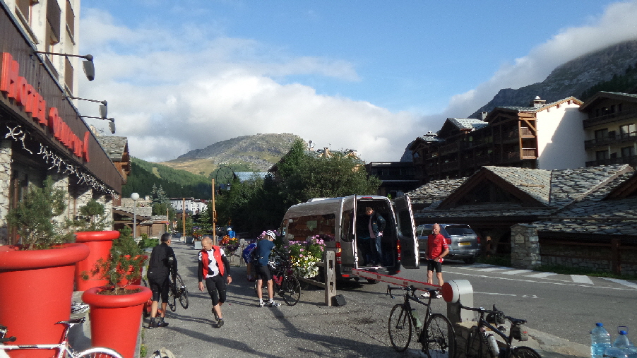 Start in Val d' Isere
