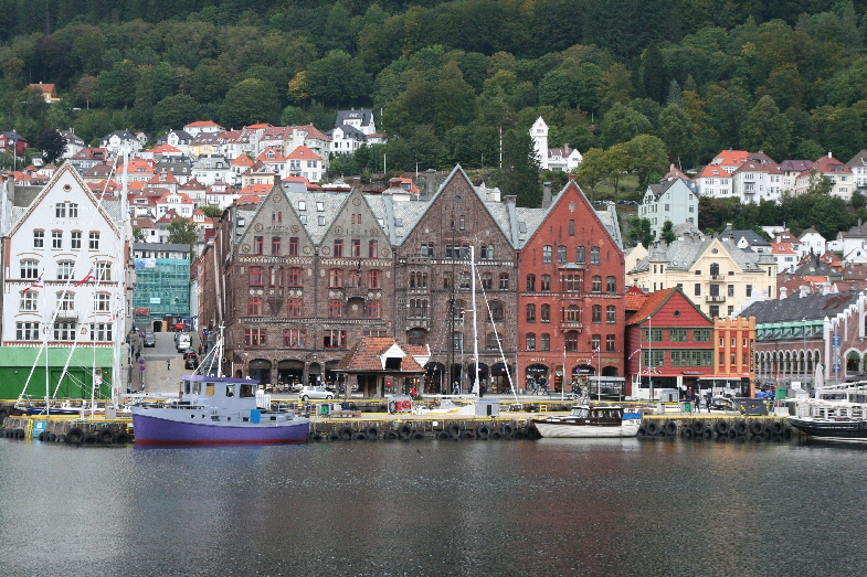 Bryggen, das alte Hafenviertel in Bergen