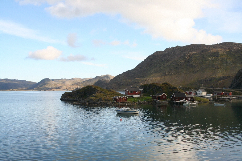 ypische norwegische Häuser